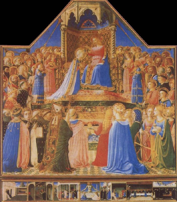 Fra Angelico The Coronation of the Virgin Germany oil painting art